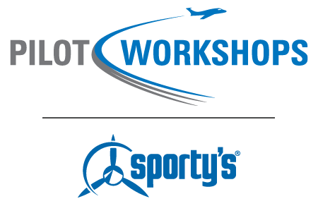 Pilot Workshops and Sporty's logos