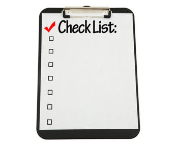 Pilot checklist