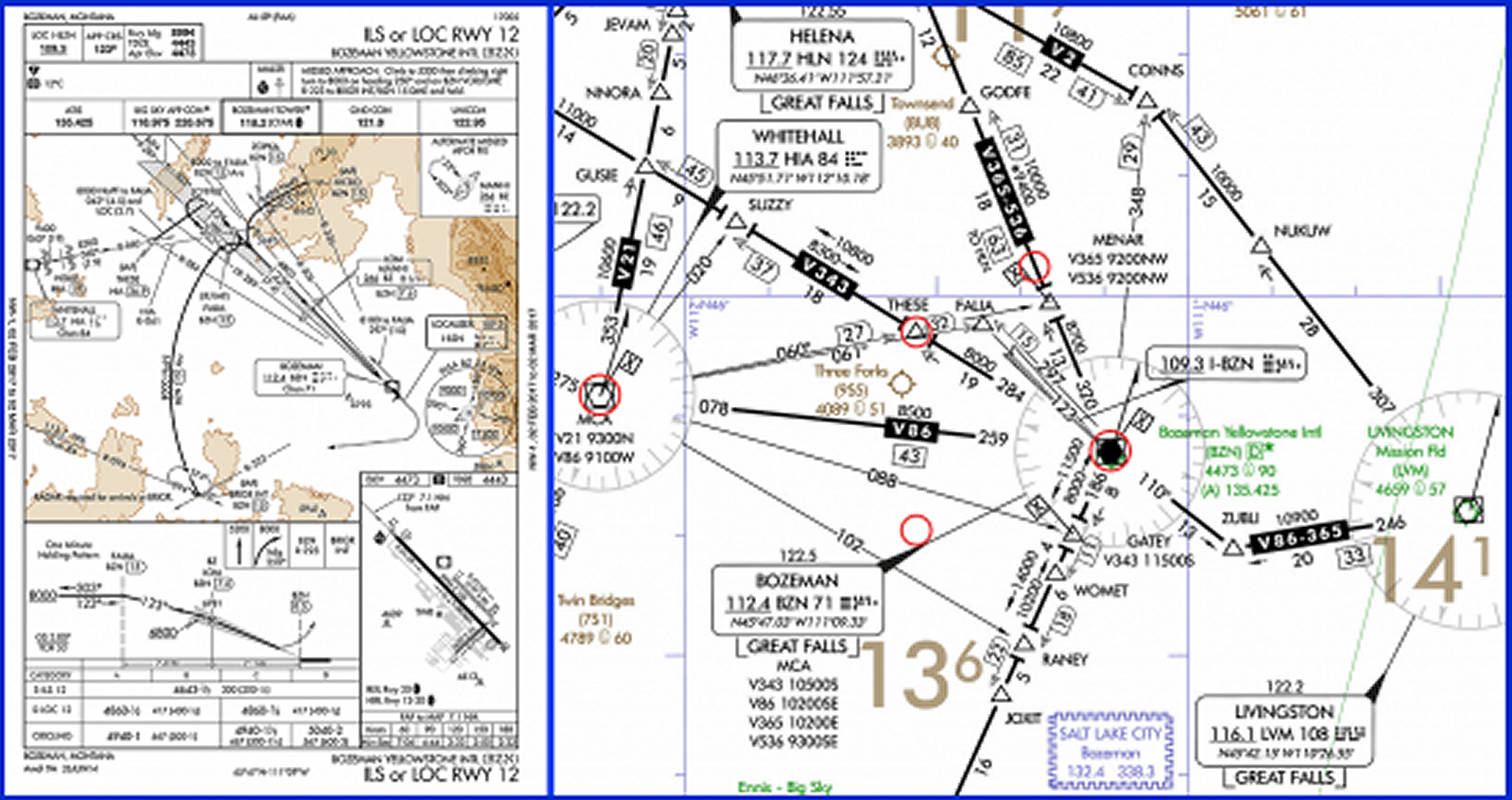 Transition Routes for IFR Approaches