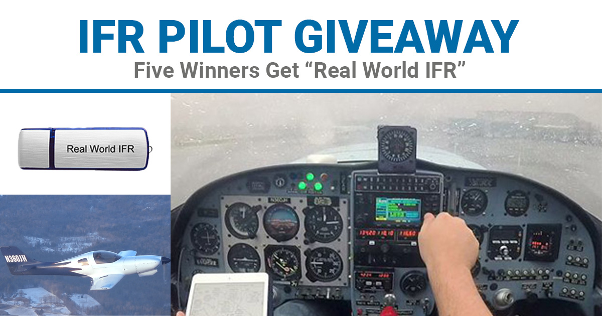 IFR Pilot's Giveaway 5 Winners Pilots