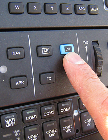 autopilot button